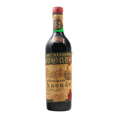 Vino Speciale Riserva 1958 CASA VINICOLA AVONDO GRANDI BOTTIGLIE