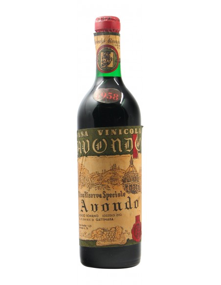 Vino Speciale Riserva 1958 CASA VINICOLA AVONDO GRANDI BOTTIGLIE