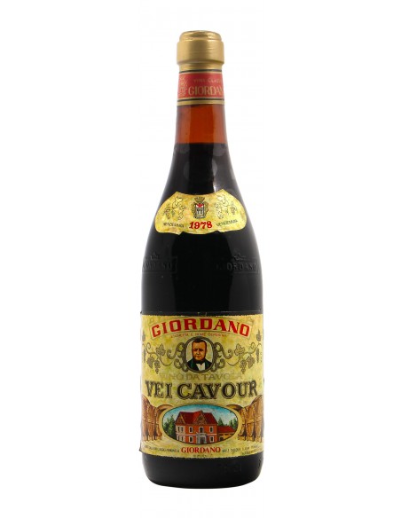 VEI CAVOUR 1978 GIORDANO GRANDI BOTTIGLIE