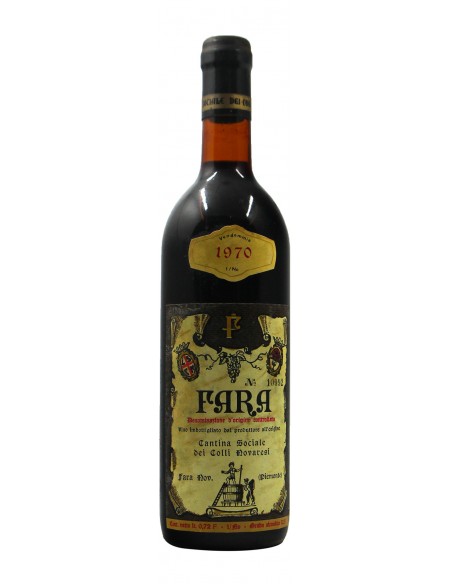 FARA 1970 CANTINA SOCIALE DEI COLLI NOVARESI GRANDI BOTTIGLIE
