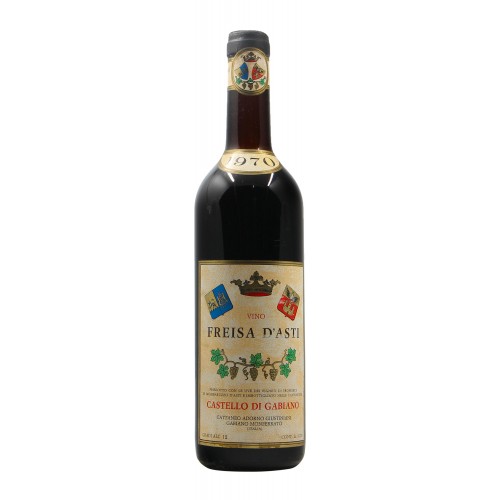 Freisa Castello Di Gabiano 1970 GIUSTINIANI GRANDI BOTTIGLIE