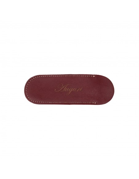 Personalised Corkscrew Leather Case | oohwine.com