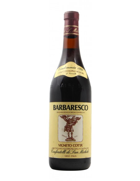 Barbaresco Vigneto Cotta' 1980 CONFRATELLI DI SAN MICHELE