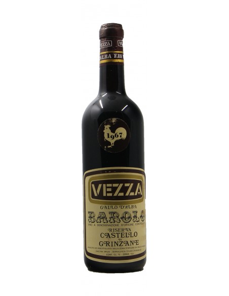 BAROLO RISERVA CASTELLO DI GRINZANE 1967 VEZZA GRANDI BOTTIGLIE
