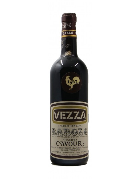 BAROLO RISERVA CAVOUR 1967 VEZZA GRANDI BOTTIGLIE