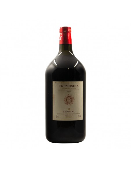 BARBERA DOUBLE MAGNUM 3,78L 1997 BERSANO GRANDI BOTTIGLIE