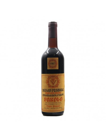 BAROLO 1967 VEGLIO PASQUALE GRANDI BOTTIGLIE
