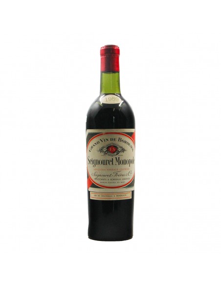 GRAN VIN DE BORDEAUX MONOPOLE 1959 SEIGNOURET GRANDI BOTTIGLIE