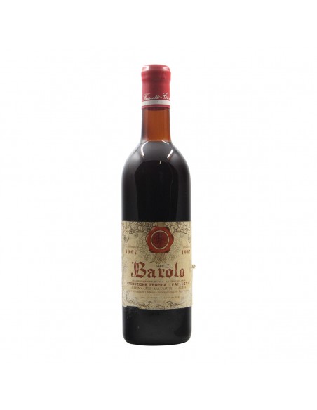 Barolo 1967 FARINETTI GRANDI BOTTIGLIE