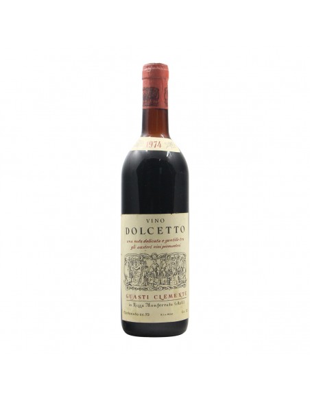 DOLCETTO 1974 CLEMENTE GUASTI GRANDI BOTTIGLIE
