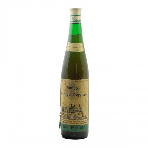 VINO BIANCO 1969 CASTELLO DI POPPIANO GRANDI BOTTIGLIE