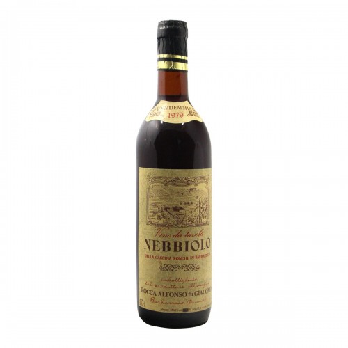 NEBBIOLO 1979 ROCCA ALFONSO GRANDI BOTTIGLIE
