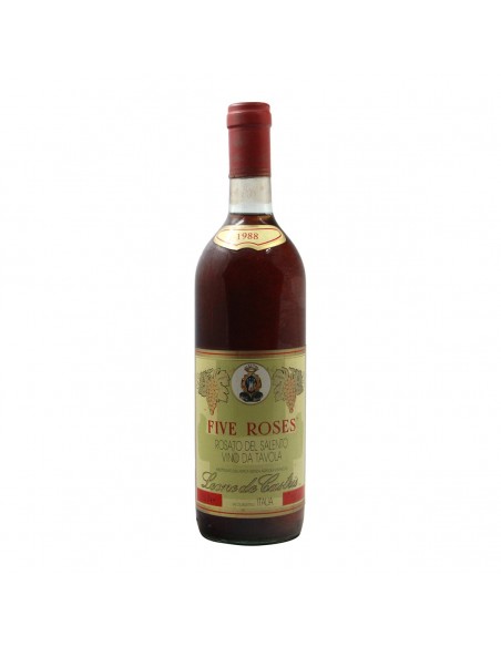 Five Roses 1988 LEONE DE CASTRIS GRANDI BOTTIGLIE