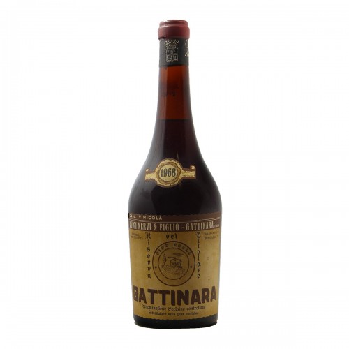 GATTINARA CLEAR COLOUR 1968 NERVI LUIGI GRANDI BOTTIGLIE