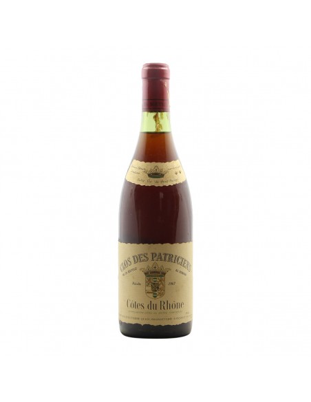 CLOS DES PATRICIENS COTES DU RHONE 1967 PIERRE QUIOT