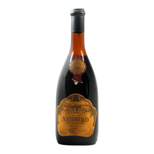 Scanavino Barolo del Piemonte 1981