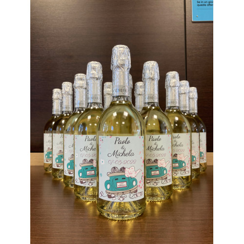 CUSTOM WINE BOTTLE SPUMANTE CUVEE BRUT BOLLE ANDREOLA NV ANDREOLA