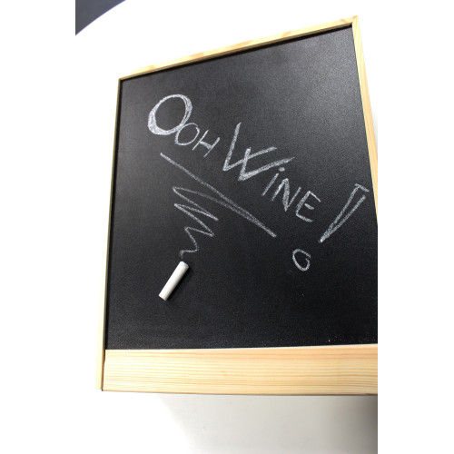 WOODEN WINE BOX FOR 3 BOTTLES WITH WHITEBOARD COVER