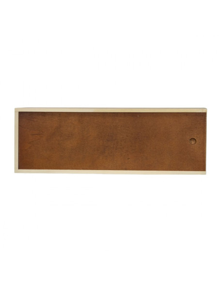 PERSONALIZED WOODEN WINE BOX SLIDING LID - 1 MAGNUM CHAMPAGNE BOTTLE