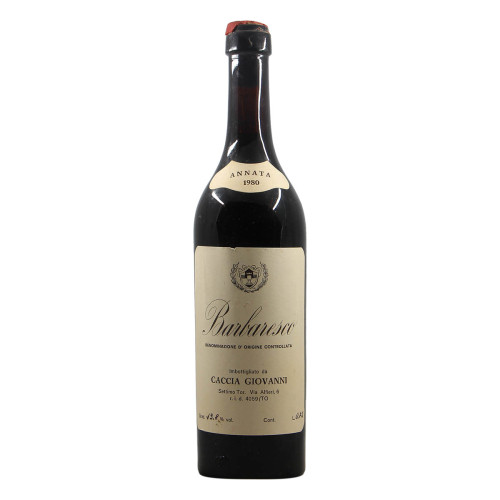 Caccia Giovanni Barbaresco 1980