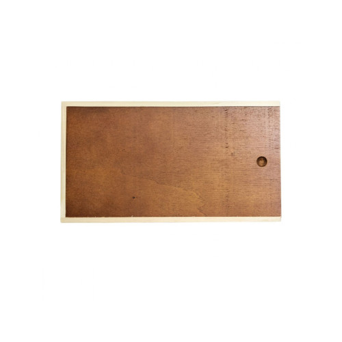 PERSONALIZED WOODEN WINE BOX SLIDING LID - 2 BOTTLES