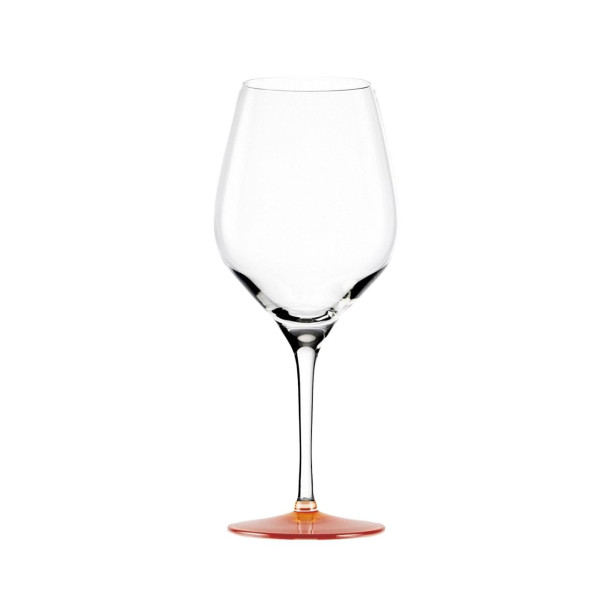 CUSTOMIZE WINE GLASS WITH ORANGE BASE