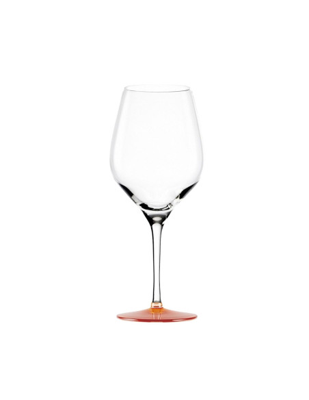 CUSTOMIZE WINE GLASS WITH ORANGE BASE