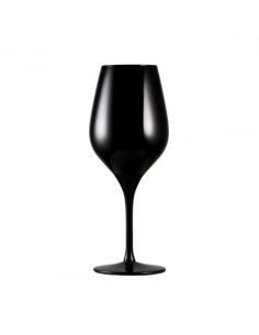 Custom Black Wine Glass