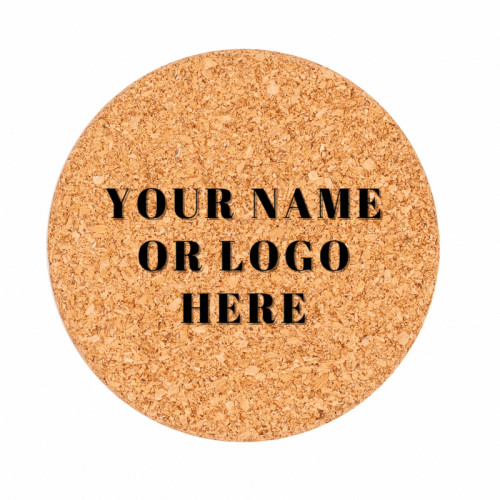 4 CUSTOM CORK COASTERS