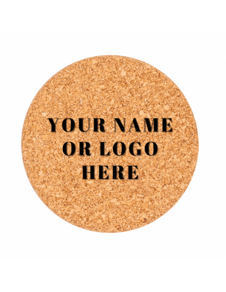 4 CUSTOM CORK COASTERS
