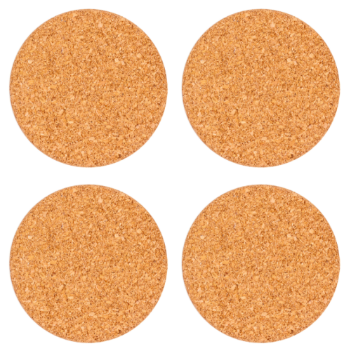 4 CUSTOM CORK COASTERS