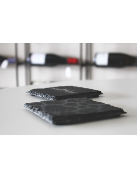 4 CUSTOM SLATE COASTERS