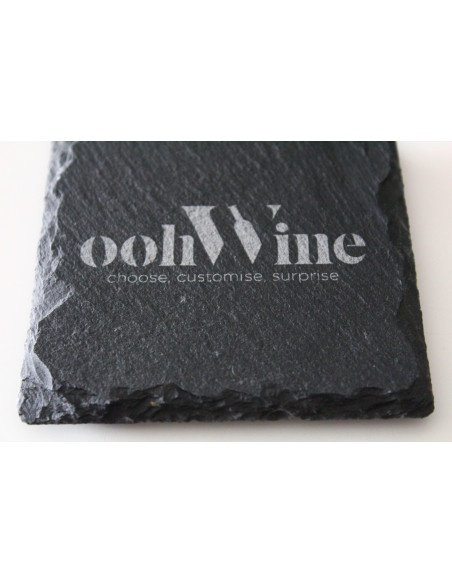 4 CUSTOM SLATE COASTERS