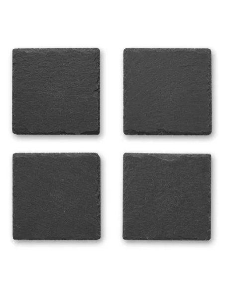 4 CUSTOM SLATE COASTERS