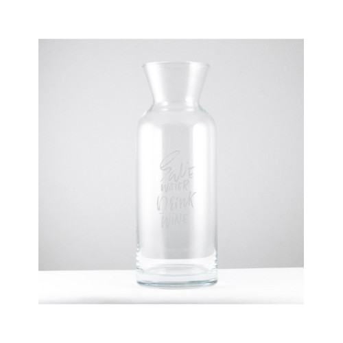 GLASS CARAFE FOR WINE 100CL