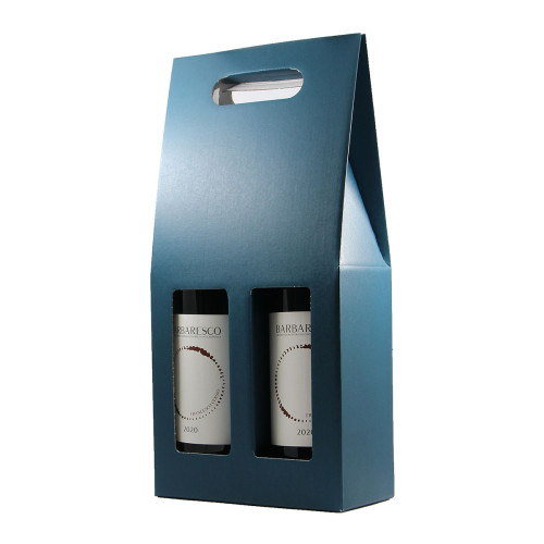 CONFEZIONE REGALO IN CARTONE PER 2 BOTTIGLIE