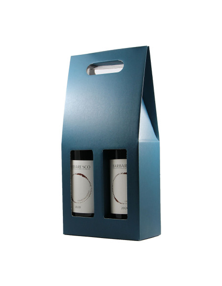 CONFEZIONE REGALO IN CARTONE PER 2 BOTTIGLIE
