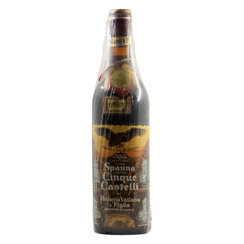 SPANNA CANTINA CINQUE CASTELLI 1967 ANTONIO VALLANA