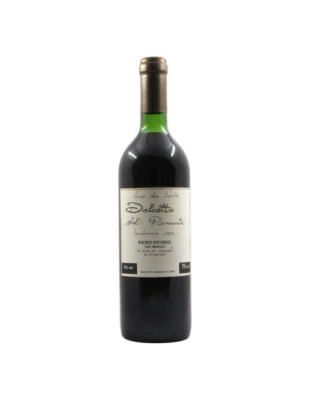 DOLCETTO DEL PIEMONTE 1989 PIETRO POVERO