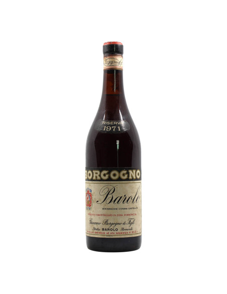 BAROLO RISERVA 1971 BORGOGNO GIACOMO