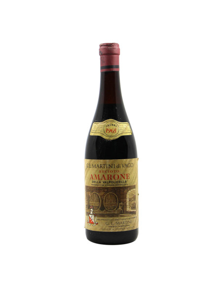 AMARONE DELLA VALPOLICELLA 1965 MARVA 1965 MARVA MARTINI