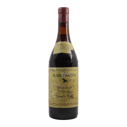 Ratti Barolo Marcenasco 1981