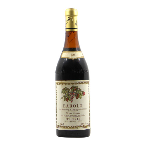Bel Colle Barolo Riserva Speciale 1978