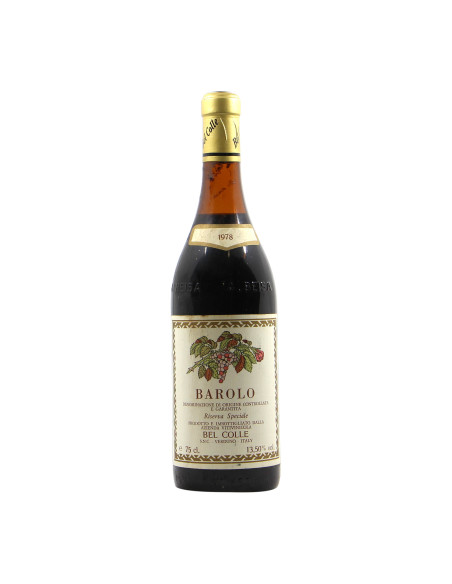 Bel Colle Barolo Riserva Speciale 1978
