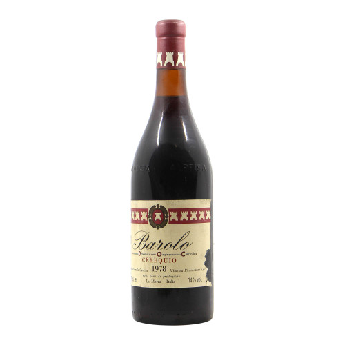 Vinicola Piemontese Barolo Cerequio 1978