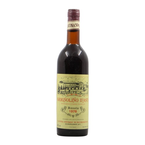 Cantina Sociale Scurzolengo Grignolino d Asti 1978