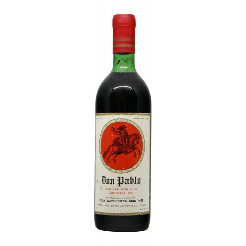 Don Pablo 1974 FELIX AZPILICUETA MARTINEZ GRANDI BOTTIGLIE