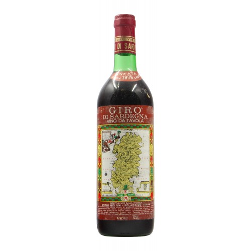 Giro' Vino Di Sardegna 1979 EFISIO MELONI GRANDI BOTTIGLIE