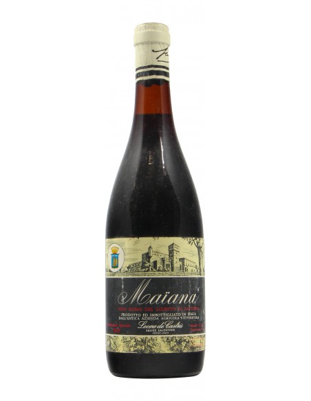 Rosso Del Salento Maiana 1969 LEONE DE CASTRIS GRANDI BOTTIGLIE
