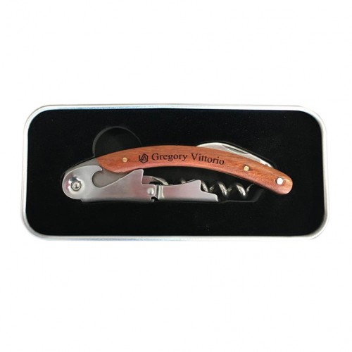 Personalised corkscrew - Foxy | oohwine.com